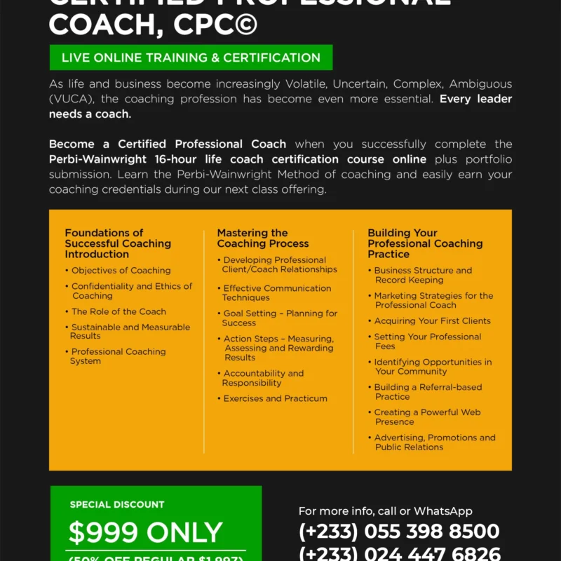 Certified Professional Coach